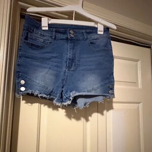 Denim jeans shorts